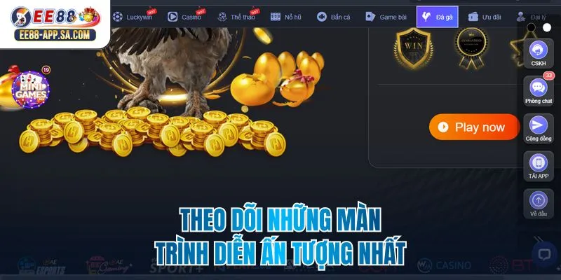 Theo dõi những màn trình diễn ấn tượng nhất