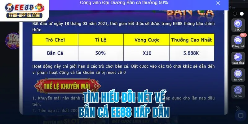 Tìm hiểu đôi nét về bắn cá EE88 hấp dẫn
